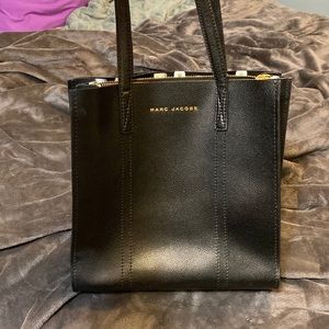 Black Marc Jacobs leather tote bag